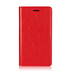 Funda de Cuero Cartera con Soporte Carcasa L01 para Sony Xperia XZ2 Premium Rojo