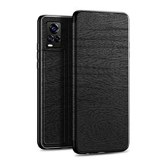 Funda de Cuero Cartera con Soporte Carcasa L01 para Vivo V20 Pro 5G Negro