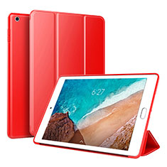 Funda de Cuero Cartera con Soporte Carcasa L01 para Xiaomi Mi Pad 4 Rojo