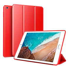 Funda de Cuero Cartera con Soporte Carcasa L01 para Xiaomi Mi Pad Rojo