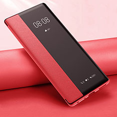 Funda de Cuero Cartera con Soporte Carcasa L01 para Xiaomi Poco C55 Rojo