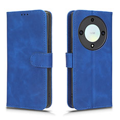 Funda de Cuero Cartera con Soporte Carcasa L01Z para Huawei Honor Magic5 Lite 5G Azul