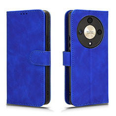 Funda de Cuero Cartera con Soporte Carcasa L01Z para Huawei Honor Magic6 Lite 5G Azul