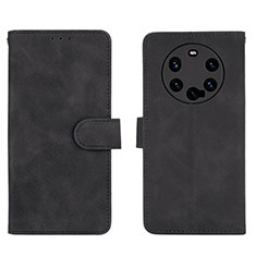 Funda de Cuero Cartera con Soporte Carcasa L01Z para Huawei Mate 40 Pro+ Plus Negro