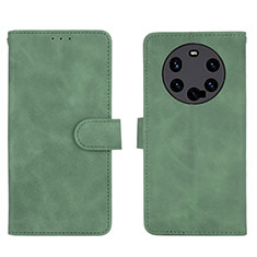 Funda de Cuero Cartera con Soporte Carcasa L01Z para Huawei Mate 40 Pro+ Plus Verde