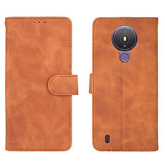 Funda de Cuero Cartera con Soporte Carcasa L01Z para Nokia 1.4 Marron