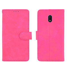 Funda de Cuero Cartera con Soporte Carcasa L01Z para Nokia C01 Plus Rosa Roja