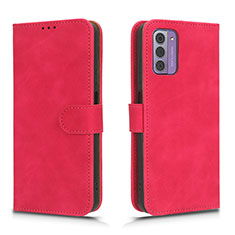 Funda de Cuero Cartera con Soporte Carcasa L01Z para Nokia G310 5G Rosa Roja
