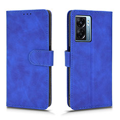 Funda de Cuero Cartera con Soporte Carcasa L01Z para OnePlus Nord N300 5G Azul