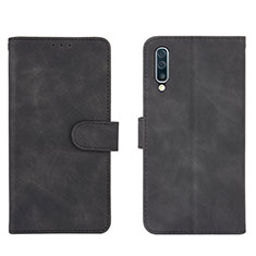 Funda de Cuero Cartera con Soporte Carcasa L01Z para Samsung Galaxy A50 Negro