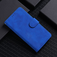 Funda de Cuero Cartera con Soporte Carcasa L01Z para Samsung Galaxy A80 Azul