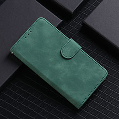 Funda de Cuero Cartera con Soporte Carcasa L01Z para Samsung Galaxy A90 5G Verde