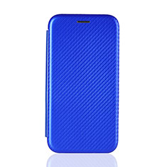 Funda de Cuero Cartera con Soporte Carcasa L01Z para Samsung Galaxy M21s Azul
