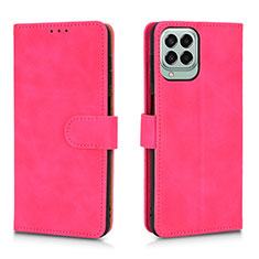 Funda de Cuero Cartera con Soporte Carcasa L01Z para Samsung Galaxy M33 5G Rosa Roja
