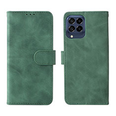 Funda de Cuero Cartera con Soporte Carcasa L01Z para Samsung Galaxy M53 5G Verde