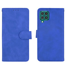 Funda de Cuero Cartera con Soporte Carcasa L01Z para Samsung Galaxy M62 4G Azul