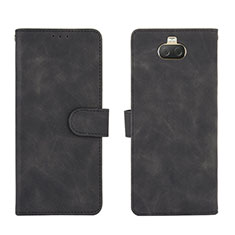 Funda de Cuero Cartera con Soporte Carcasa L01Z para Sony Xperia 10 Plus Negro