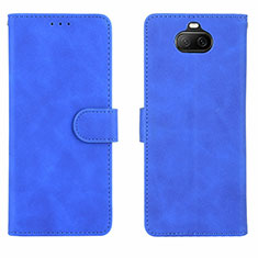 Funda de Cuero Cartera con Soporte Carcasa L01Z para Sony Xperia 8 Azul