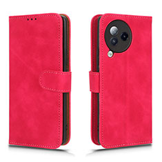 Funda de Cuero Cartera con Soporte Carcasa L01Z para Xiaomi Civi 3 5G Rosa Roja