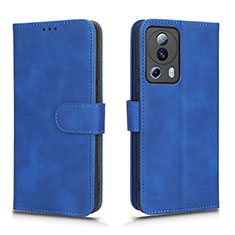 Funda de Cuero Cartera con Soporte Carcasa L01Z para Xiaomi Mi 12 Lite NE 5G Azul