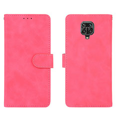 Funda de Cuero Cartera con Soporte Carcasa L01Z para Xiaomi Poco M2 Pro Rosa Roja