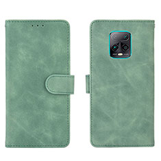 Funda de Cuero Cartera con Soporte Carcasa L01Z para Xiaomi Redmi 10X 5G Verde