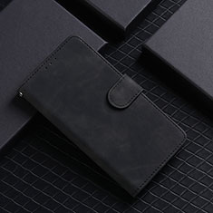 Funda de Cuero Cartera con Soporte Carcasa L01Z para Xiaomi Redmi 9 Prime India Negro