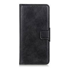 Funda de Cuero Cartera con Soporte Carcasa L02 para Apple iPhone 12 Pro Max Negro