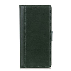 Funda de Cuero Cartera con Soporte Carcasa L02 para BQ Aquaris C Verde