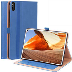 Funda de Cuero Cartera con Soporte Carcasa L02 para Huawei MatePad Pro Azul