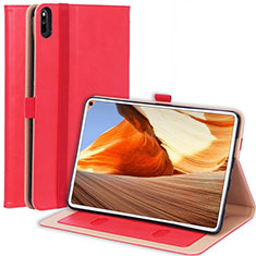 Funda de Cuero Cartera con Soporte Carcasa L02 para Huawei MatePad Pro Rojo