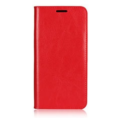 Funda de Cuero Cartera con Soporte Carcasa L02 para Huawei P20 Pro Rojo