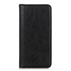 Funda de Cuero Cartera con Soporte Carcasa L02 para Oppo A32 Negro