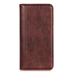 Funda de Cuero Cartera con Soporte Carcasa L02 para Oppo A53s Marron