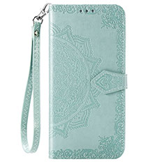 Funda de Cuero Cartera con Soporte Carcasa L02 para Oppo A8 Verde