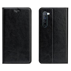 Funda de Cuero Cartera con Soporte Carcasa L02 para Oppo Find X2 Lite Negro