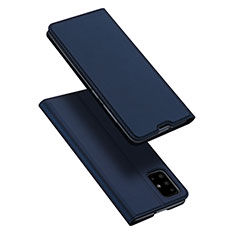 Funda de Cuero Cartera con Soporte Carcasa L02 para Samsung Galaxy A51 5G Azul