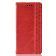 Funda de Cuero Cartera con Soporte Carcasa L02 para Samsung Galaxy M30s Rojo