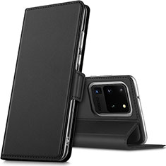 Funda de Cuero Cartera con Soporte Carcasa L02 para Samsung Galaxy S20 Ultra 5G Negro