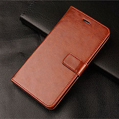 Funda de Cuero Cartera con Soporte Carcasa L02 para Xiaomi Mi 10 Pro Marron