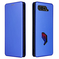 Funda de Cuero Cartera con Soporte Carcasa L02Z para Asus ROG Phone 5 ZS673KS Azul