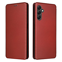 Funda de Cuero Cartera con Soporte Carcasa L02Z para Samsung Galaxy A14 5G Marron