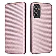 Funda de Cuero Cartera con Soporte Carcasa L02Z para Samsung Galaxy F13 4G Oro Rosa