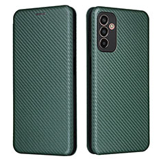 Funda de Cuero Cartera con Soporte Carcasa L02Z para Samsung Galaxy M13 4G Verde