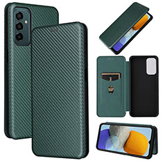 Funda de Cuero Cartera con Soporte Carcasa L02Z para Samsung Galaxy M23 5G Verde