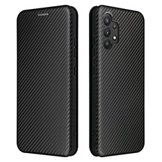 Funda de Cuero Cartera con Soporte Carcasa L02Z para Samsung Galaxy M32 5G Negro