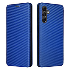 Funda de Cuero Cartera con Soporte Carcasa L02Z para Samsung Galaxy M44 5G Azul