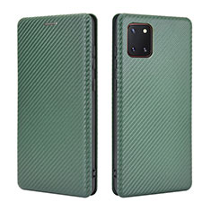 Funda de Cuero Cartera con Soporte Carcasa L02Z para Samsung Galaxy Note 10 Lite Verde