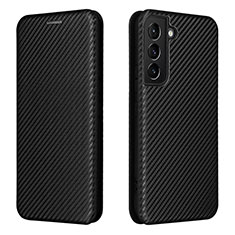 Funda de Cuero Cartera con Soporte Carcasa L02Z para Samsung Galaxy S22 Plus 5G Negro