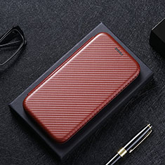 Funda de Cuero Cartera con Soporte Carcasa L02Z para Sony Xperia 5 Marron